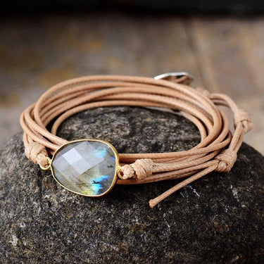 Intuitive Labradorite Wrap Bracelet-Your Soul Place